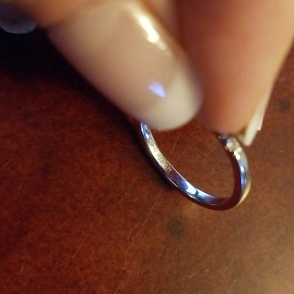 CZ Baguette Halo 925 Ring - Picture 5 of 5